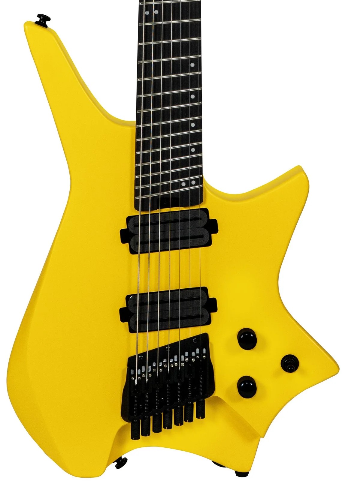HILS HZ7 Headless Multi-Scale 7-String Electric Guitar in Honey Yellow